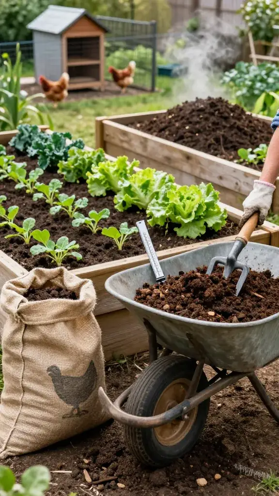temp_1771886473782 How to Use Chicken Manure in Raised Beds Safely for Lush Growth