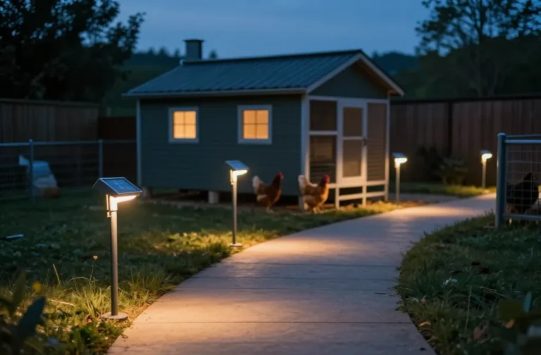 Genius Walkway Lighting Ideas for Chicken Coops (Solar Options + Predator-Smart Tips)