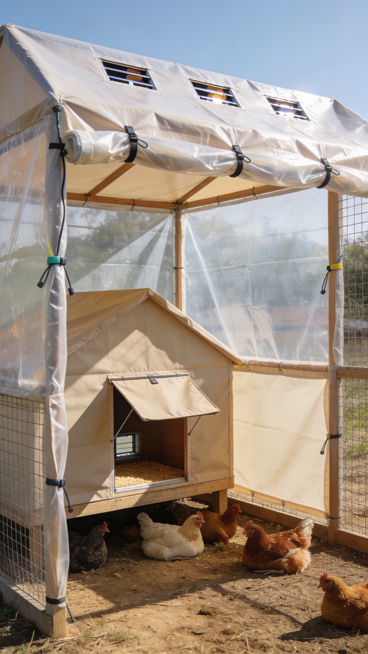 temp_1772200002789 Cattle Panel + Tarp Chicken Run + Coop Setup Under $200: Quick Diy Win