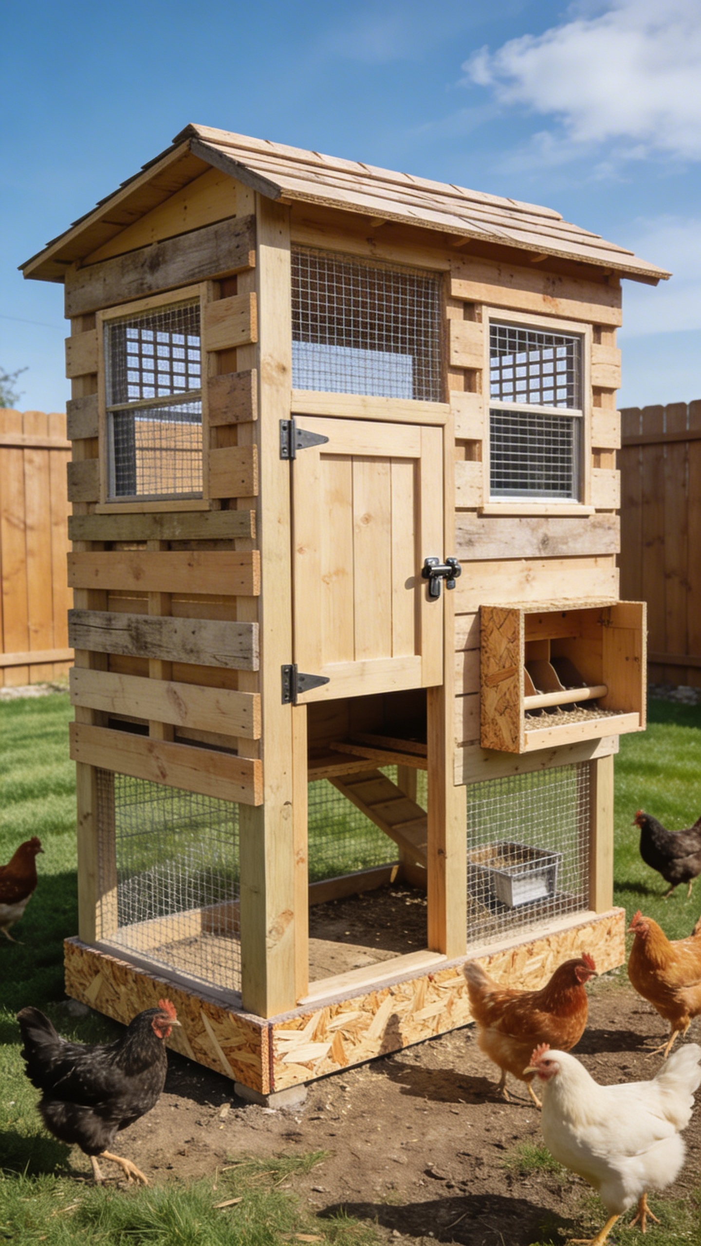temp_1772200150346 Pallet Chicken Coop Under $200: 3 Builds + Materials List That Wow