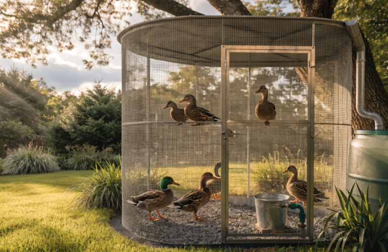 Genius 6 Outdoor Duck Enclosure Ideas for Cleaner and Safer Backyards