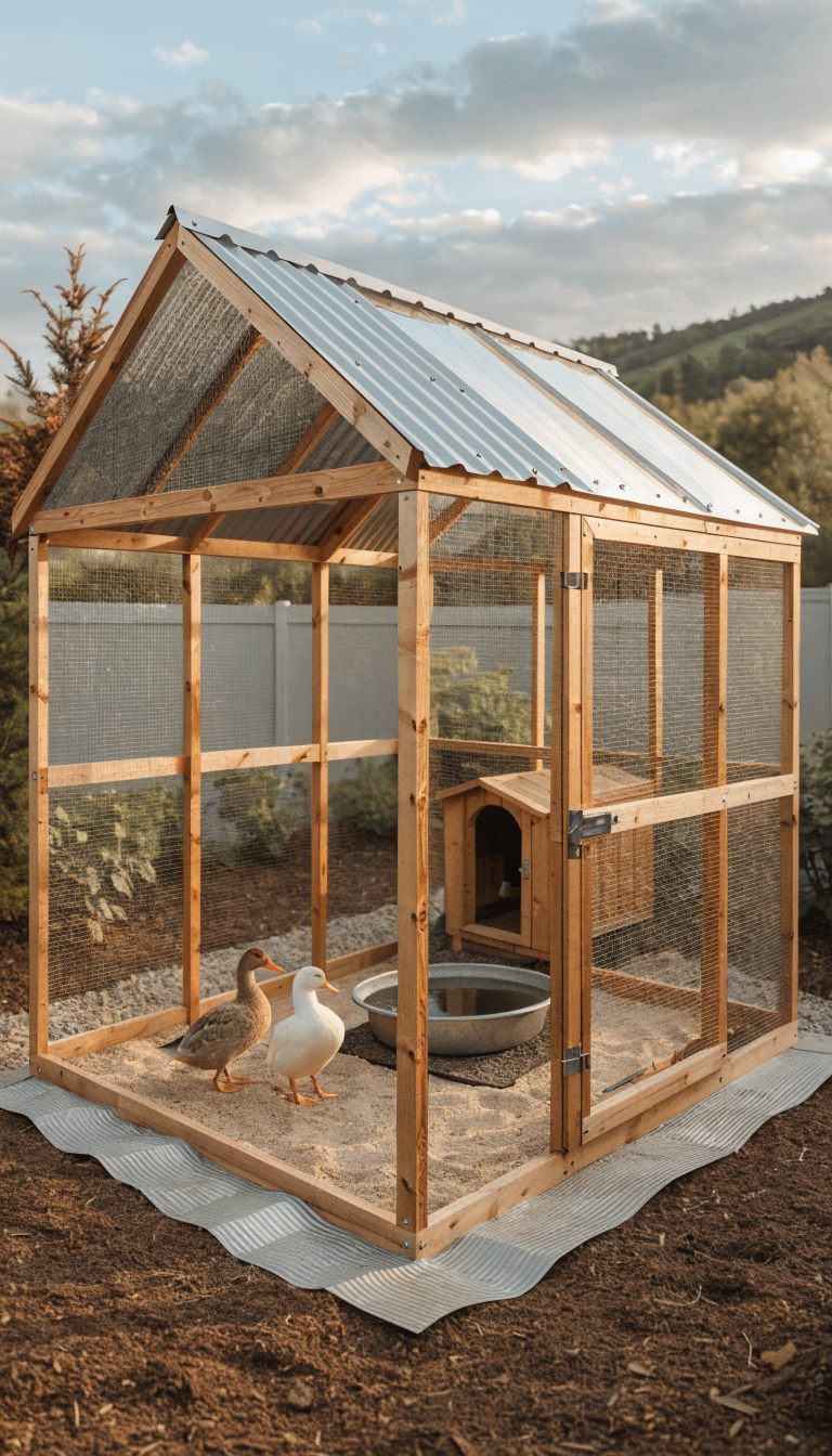 temp_1773917712090 6 Outdoor Duck Enclosure Ideas for Cleaner and Safer Backyards