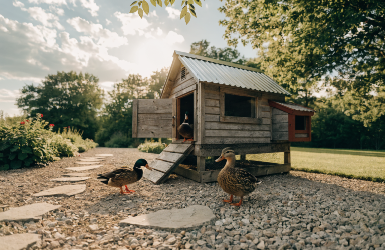 Genius 7 Small Duck Coop Ideas for Backyards That Save Space