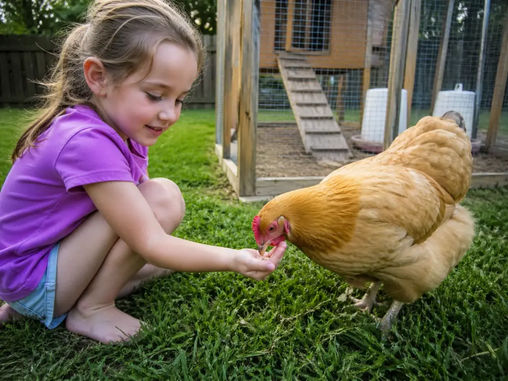 friendly-chicken-breeds-for-kids-and-families-buff-orpington-1024x768 Best Chicken Breeds for Beginners: 25 Breeds Compared