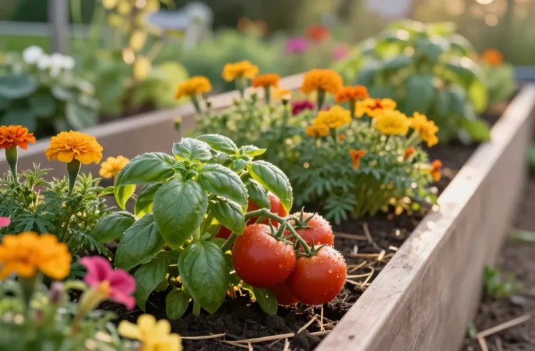 4 Best Companion Plants for Tomatoes in Raised Beds That Work