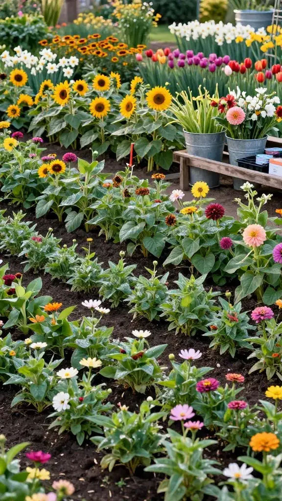 temp_1775565774599 Genius 10 Cut Flower Garden Ideas for Buckets of Blooms All Season