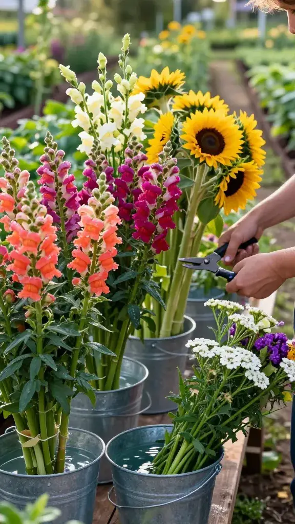 temp_1775565796492 Genius 10 Cut Flower Garden Ideas for Buckets of Blooms All Season