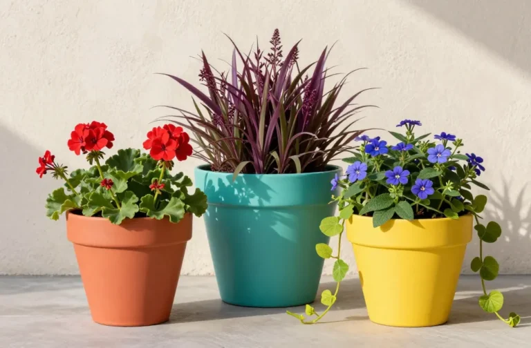 12 Beautiful Flower Pot Ideas for a Colorful Patio Garden That Pop