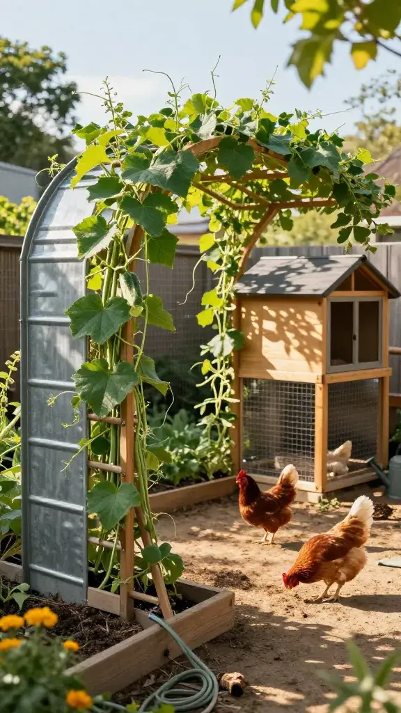 temp_1775643610471 Genius 15 Easy Summer Garden and Chicken Coop Combo Ideas for Small Backyards