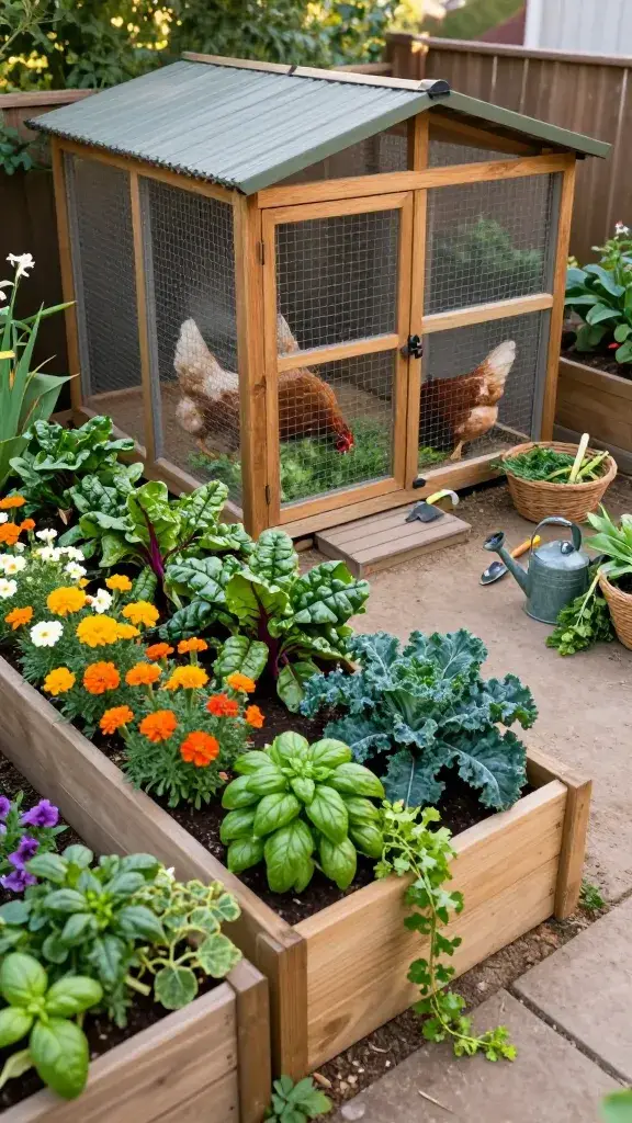 temp_1775643624019 Genius 15 Easy Summer Garden and Chicken Coop Combo Ideas for Small Backyards