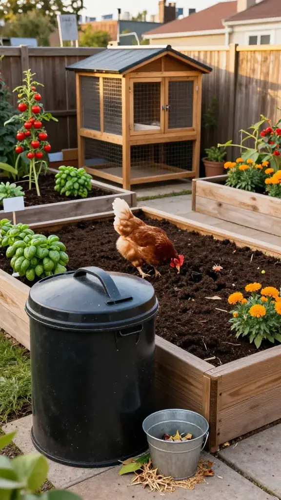 temp_1775643631367 Genius 15 Easy Summer Garden and Chicken Coop Combo Ideas for Small Backyards