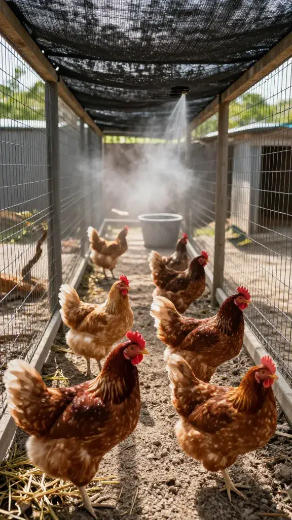 temp_1775643811611 7 Best Chicken Run Misting and Cooling Setup Ideas for Extreme Heat Now