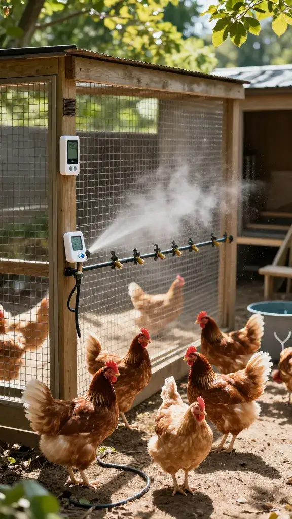temp_1775643829718 7 Best Chicken Run Misting and Cooling Setup Ideas for Extreme Heat Now
