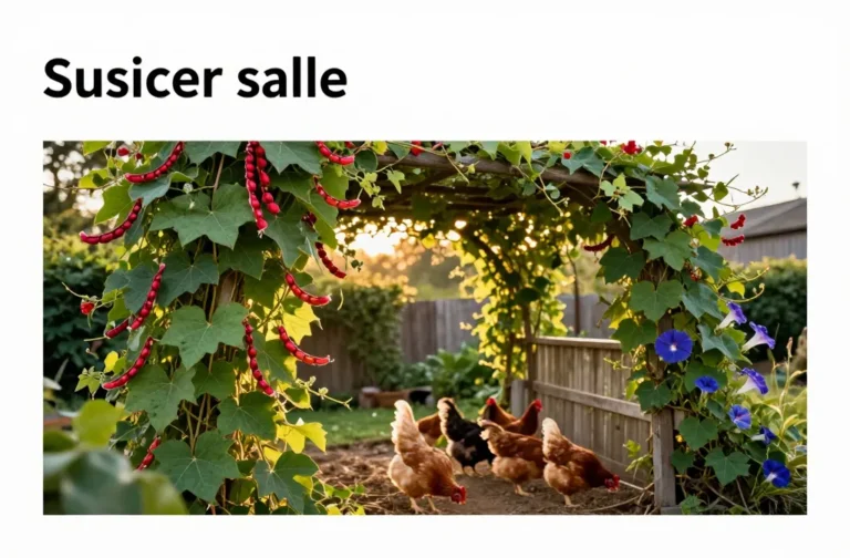 7 Fast-Growing Vines for Chicken Run Shade That Look Good Too