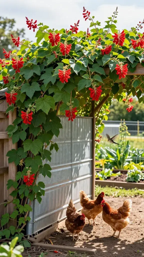 temp_1775644908373 7 Fast-Growing Vines for Chicken Run Shade That Look Good Too