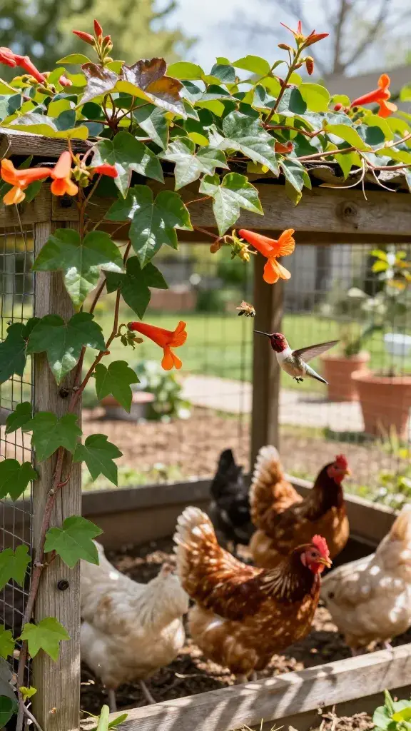temp_1775644930294 7 Fast-Growing Vines for Chicken Run Shade That Look Good Too