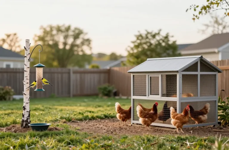 Wild Bird Feeders Vs. Backyard Chickens: Can You Safely Keep Both?