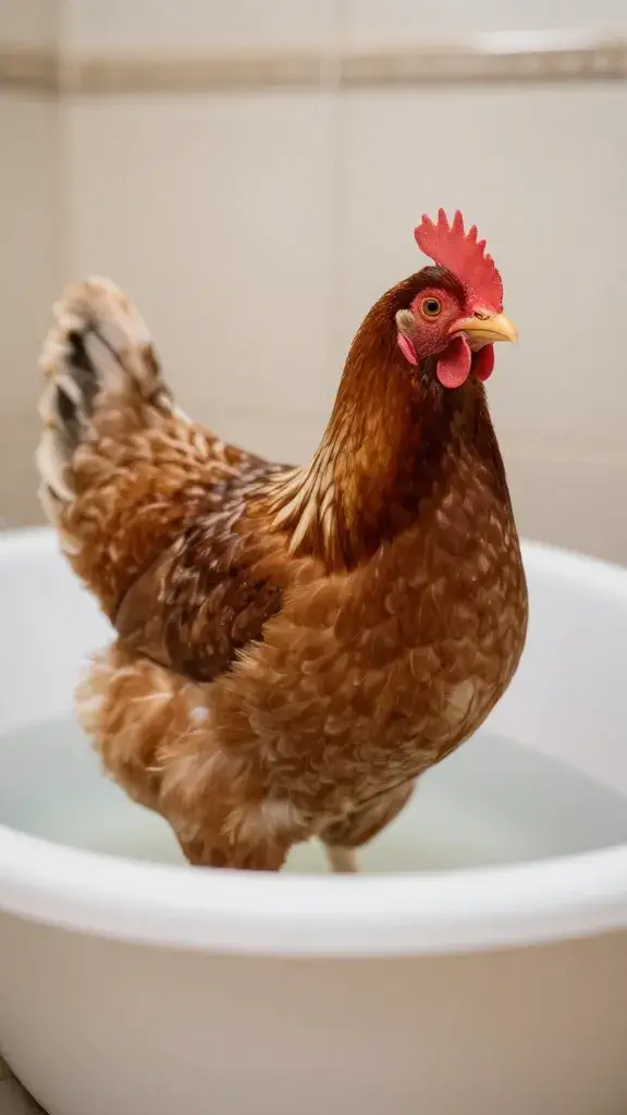temp_1776377343763 Emergency Tips Egg-Bound Hen: Step-by-Step Rescue Guide (Warm Bath Method)