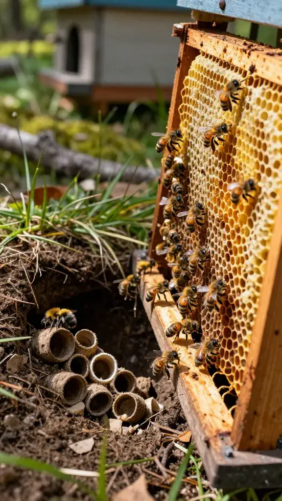 temp_1776934135093 12 Differences Between Honey Bees and Bumble Bees You’Ll Love