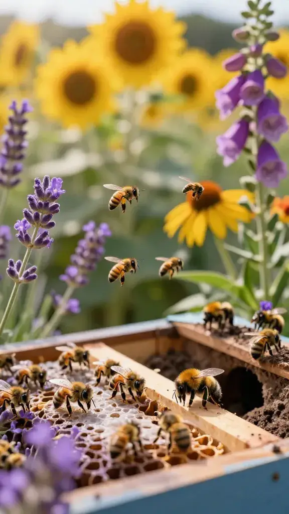 temp_1776934165189 12 Differences Between Honey Bees and Bumble Bees You’Ll Love